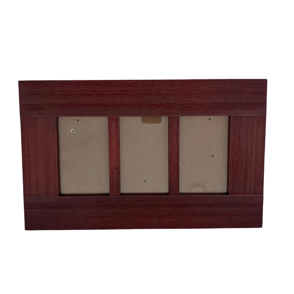 Pottery Barn collage picture frame, brown, 4 x6 photos